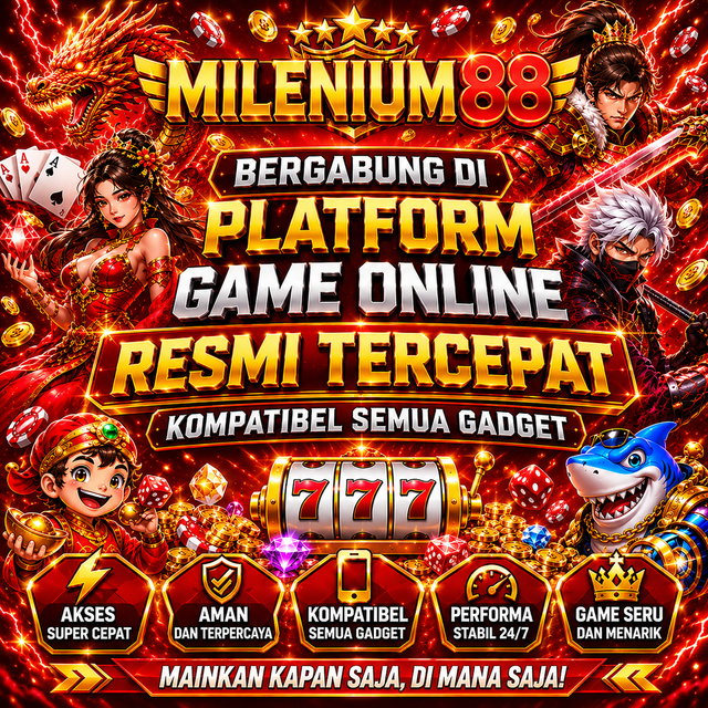 Banner Slot Online MILENIUM88 
