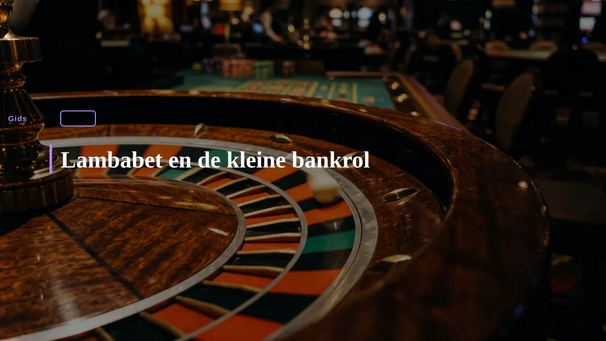 Lambabet en de kleine bankrol
