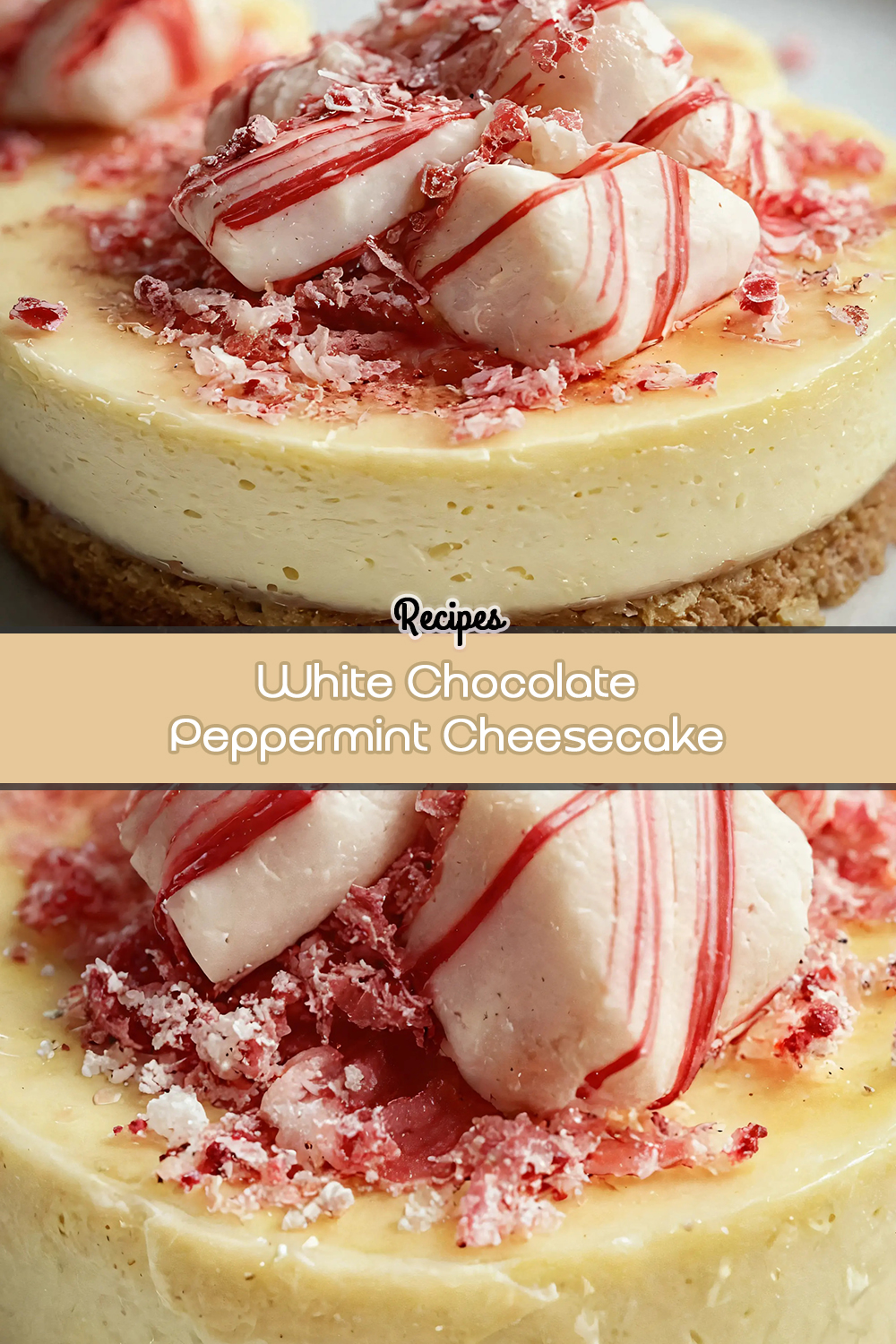 White Chocolate Peppermint Cheesecake Recipe