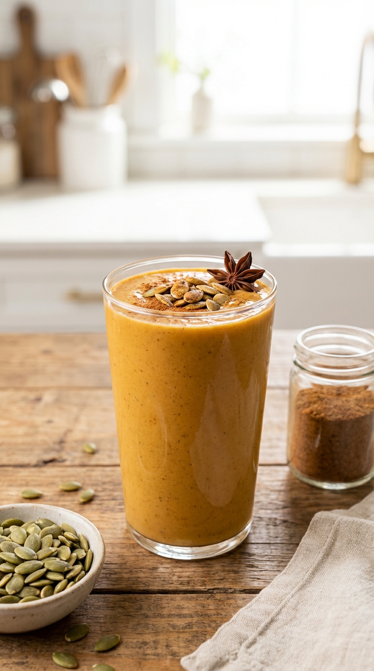 Spiced Pumpkin Seed Power Blend — Top Smoothie Recipes Healthy Inflammation Drink
