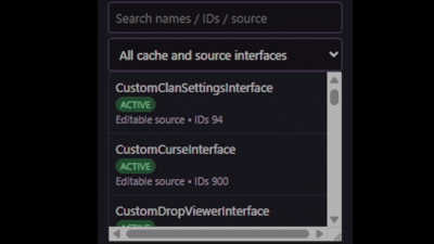 Interface Editor media