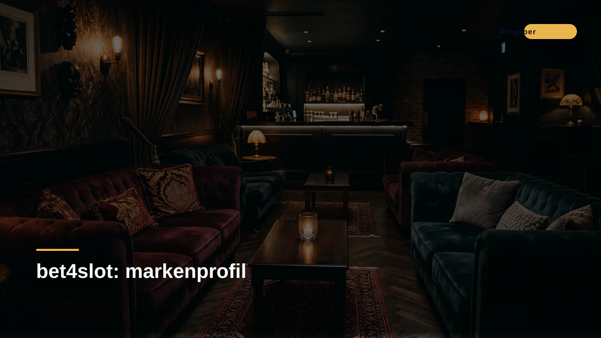 bet4slot: markenprofil