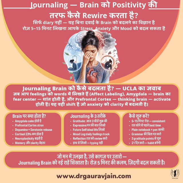 Journaling — Brain को Positivity की तरफ कैसे Rewire करता है?