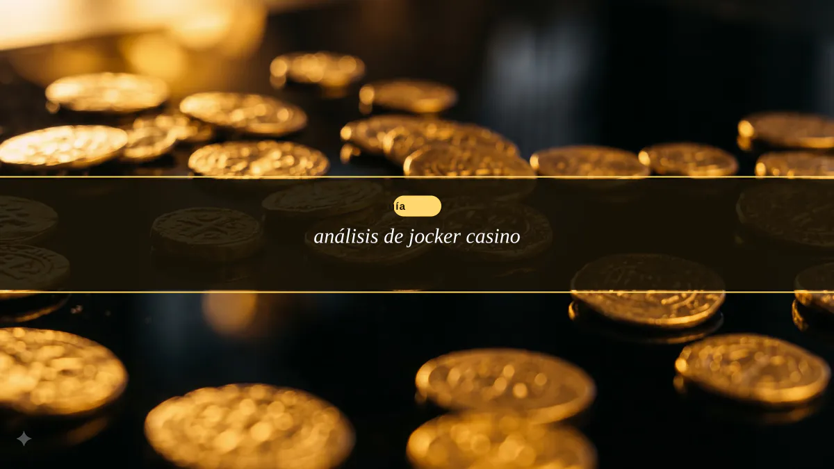 análisis de jocker casino