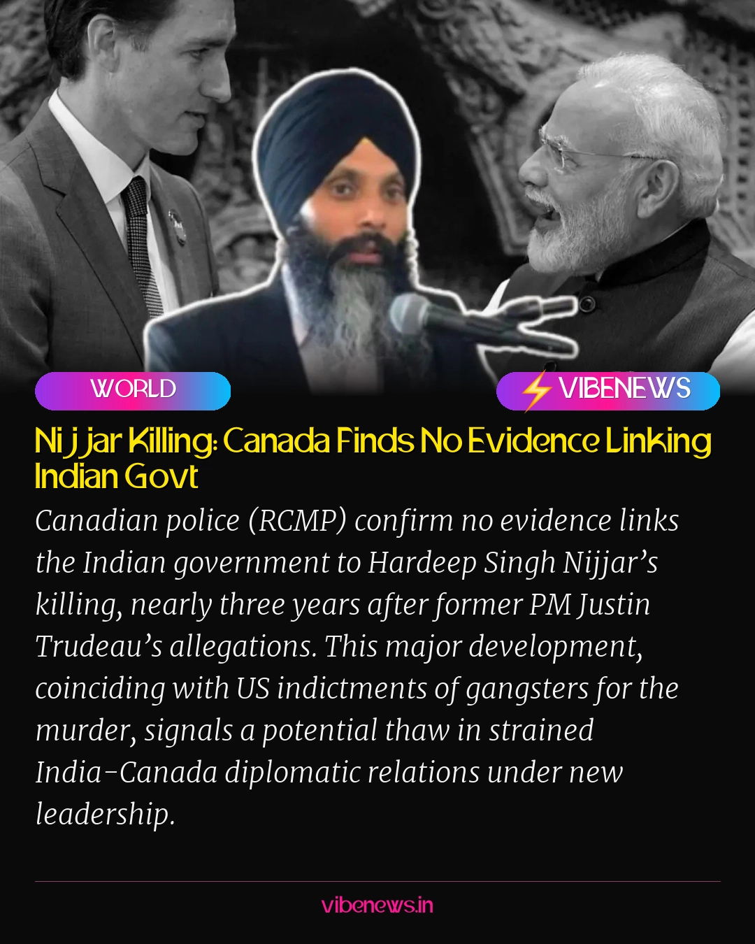 Nijjar Killing: Canada Finds No Evidence Linking Indian Govt