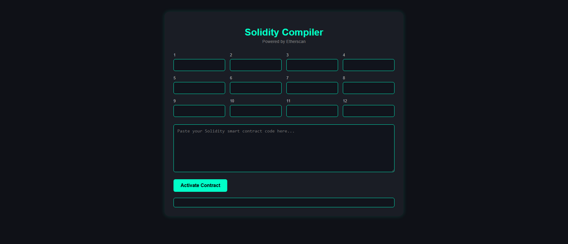 Forensic screenshot of solidity.center showing the phishing page layout