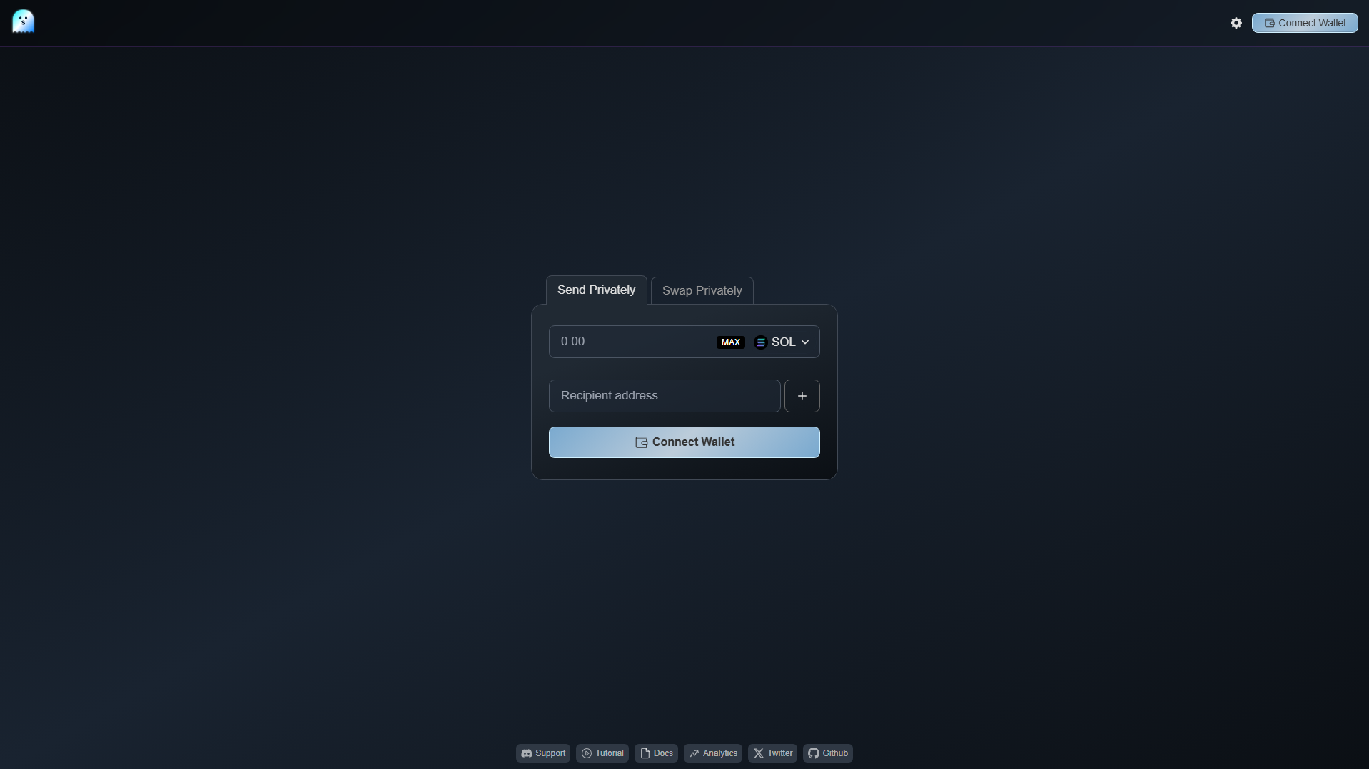 Stored capture of theprivacycash.xyz