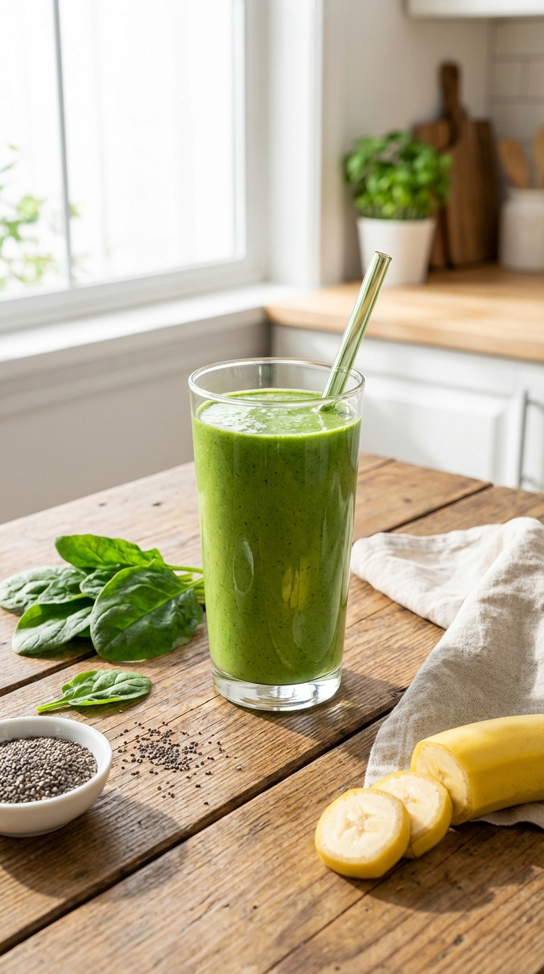 1. The Classic Spinach Banana Blend — Green Smoothie Recipes Healthy For Beginners