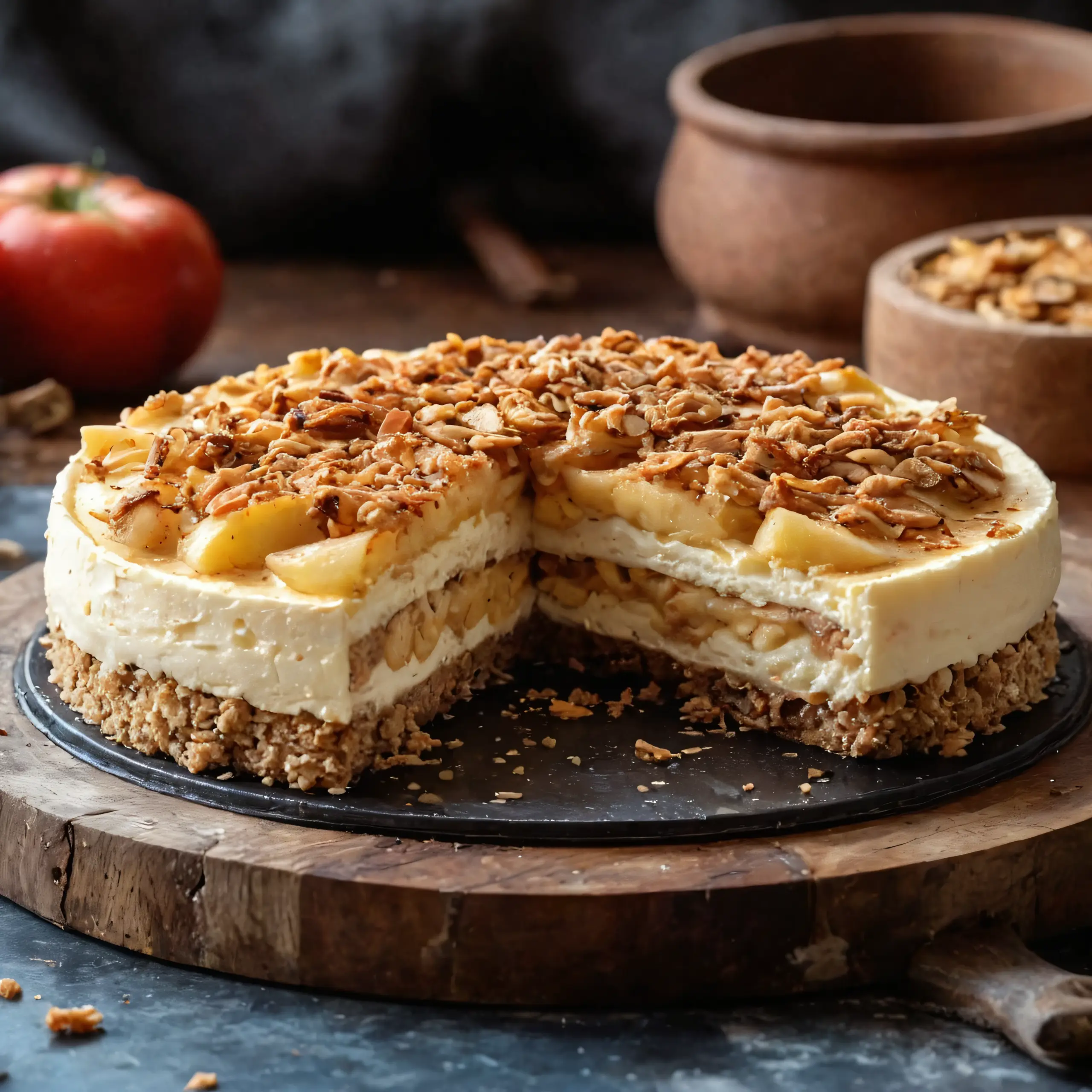 Apple Crumble Cheesecake Recipe – Top Dessert