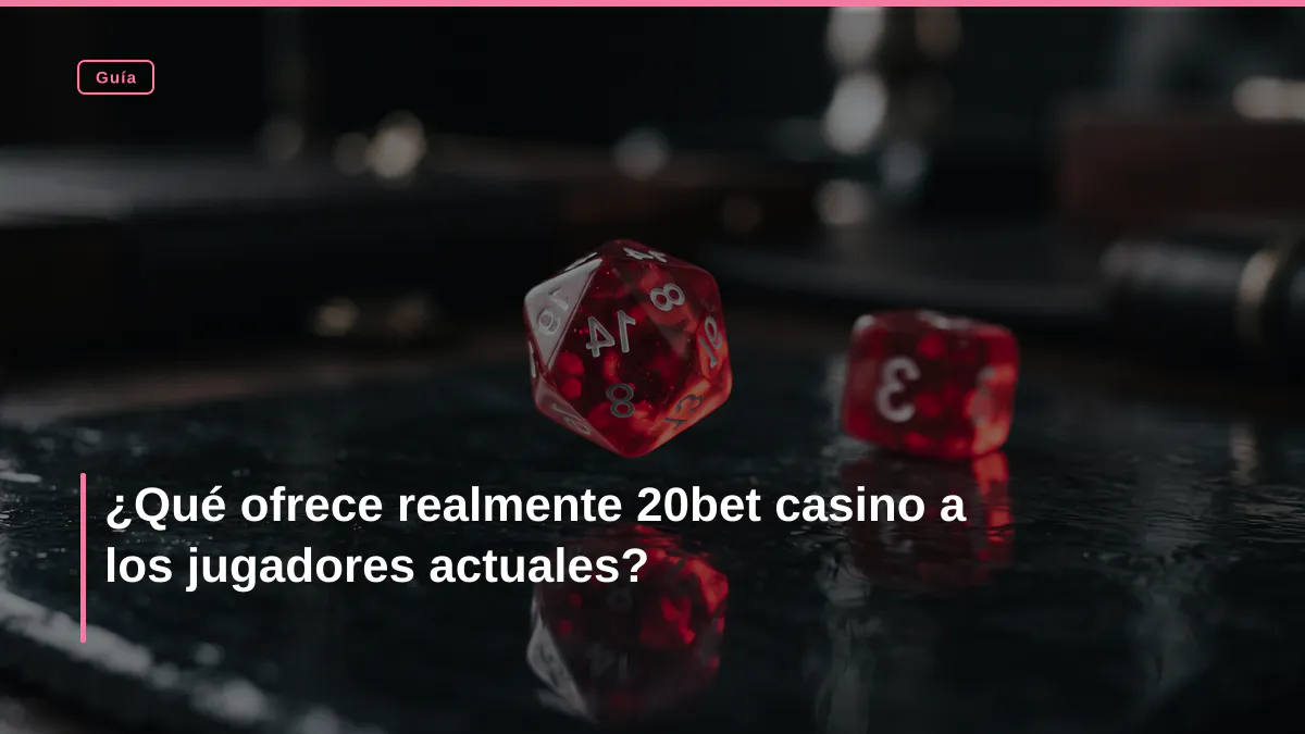 ¿Qué ofrece realmente 20bet casino a los jugadores actuales?