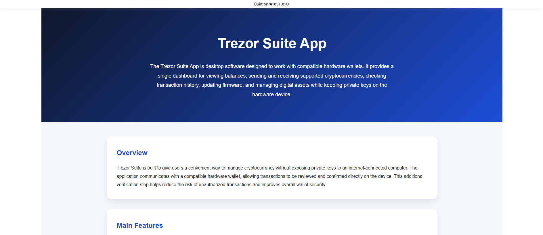 Stored capture of apps-trxosuites.wixstudio.com