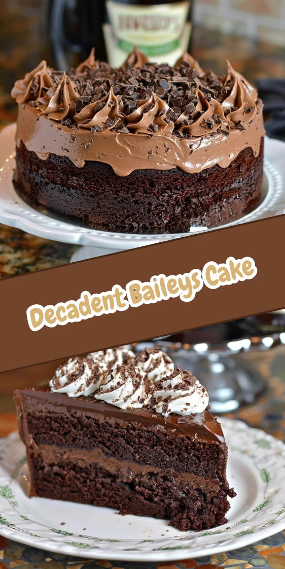 Decadent Baileys Irish Cream Chocolate Cake Recipe
