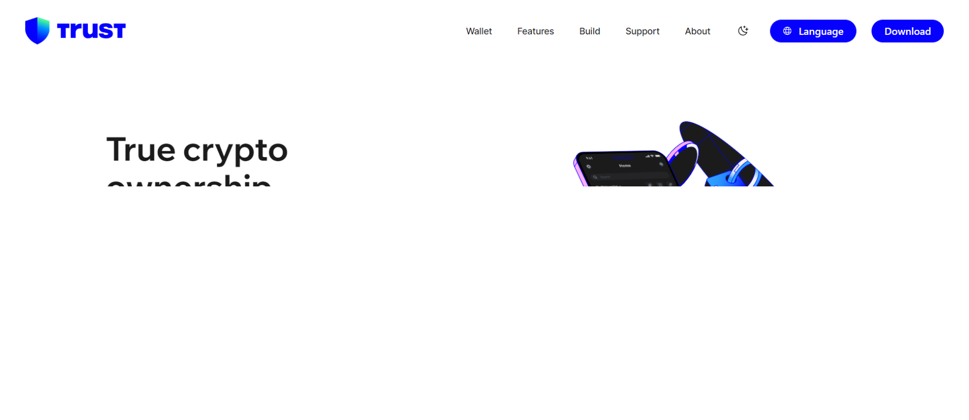 Stored capture of trustwallatxtension-zone.webflow.io