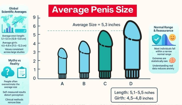 Penis size perception chart