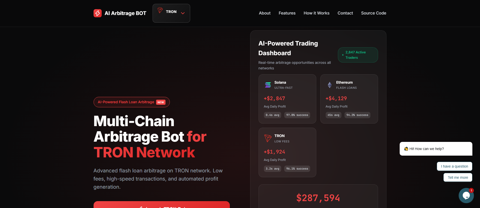 Stored capture of arbitrage-bot.app