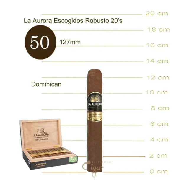 ESCOGIDOS Robusto 20'