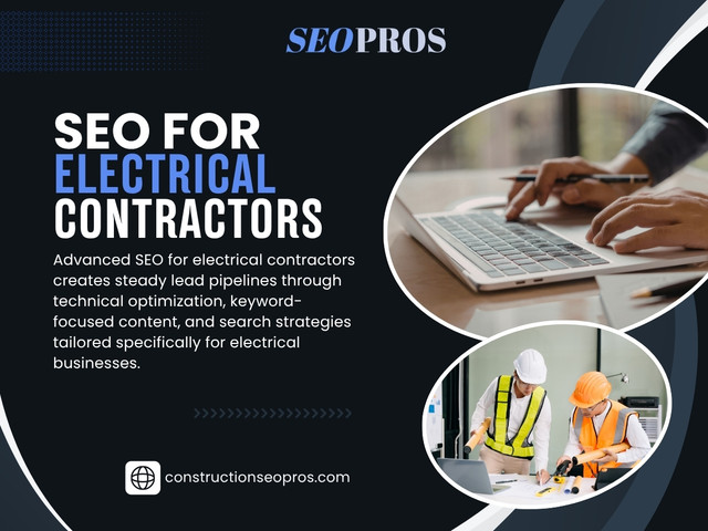 The growing importance of SEO for Electrical Contractors reflects how much customer behavior has shifted toward fast local online searches. Today, electricians need more than technical expertise and quality service alone. They also need strong local search visibility that helps customers find and trust them quickly during high-intent searches. As competition continues increasing across local markets, electricians investing in SEO are positioning themselves for stronger lead generation, improved online authority, and more consistent business growth.

For More Information: https://constructionseopros.com/electrician-seo/

Read Our Blogs:
https://constructionseopros.wordpress.com
https://constructionseopros.blogspot.com
https://constructionseopros.tumblr.com

Related Links:
https://linktr.ee/constructionseopros
https://www.buzzfeed.com/constructionseopros
https://issuu.com/constructionseopros