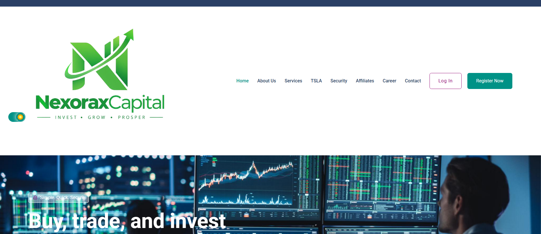 Stored capture of nexoraxcapital.xyz