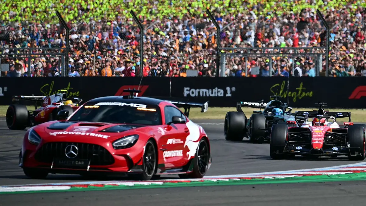 Grand Prix Ends Under Safety Car Conditions