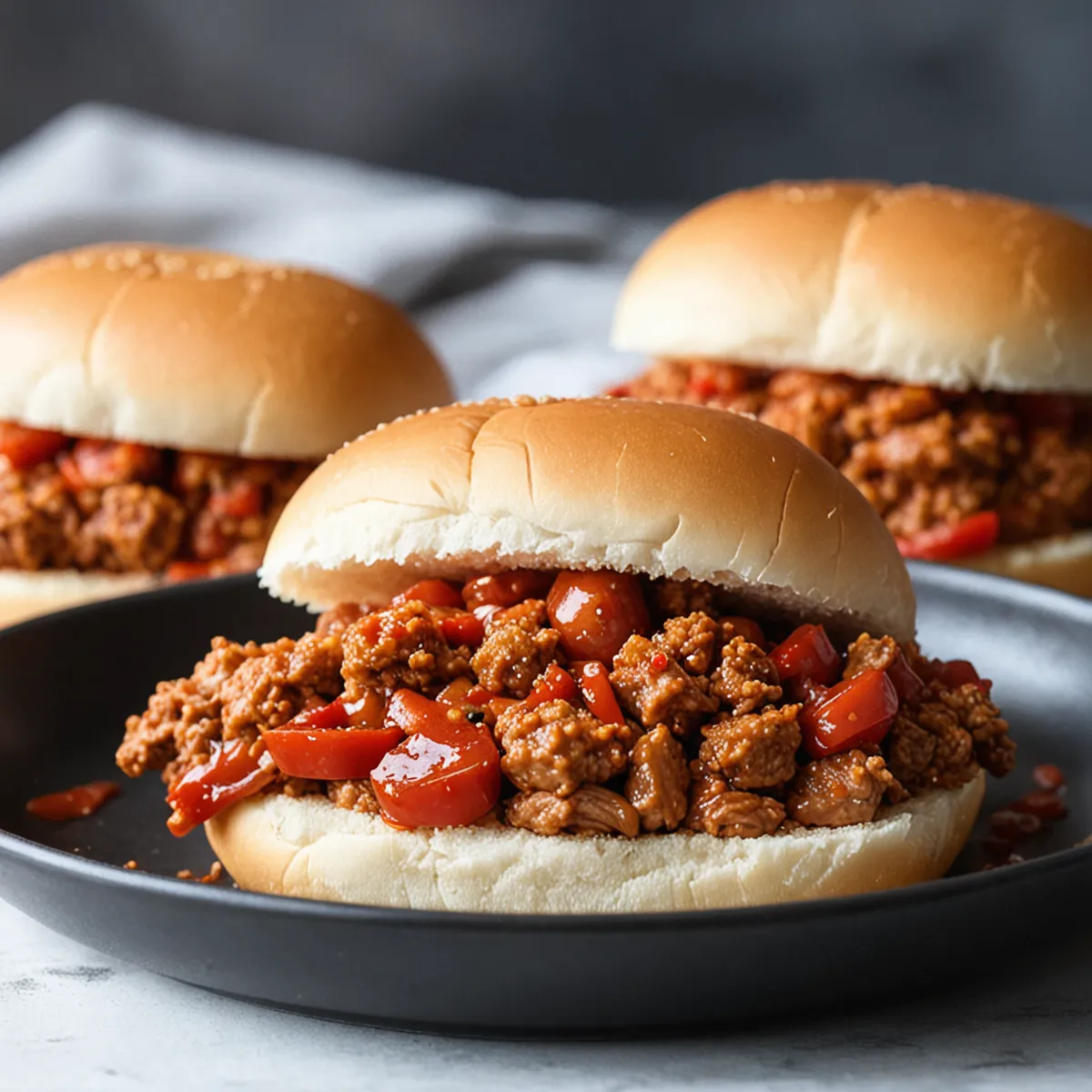 Cajun Seasoned Chicken Sloppy Joes