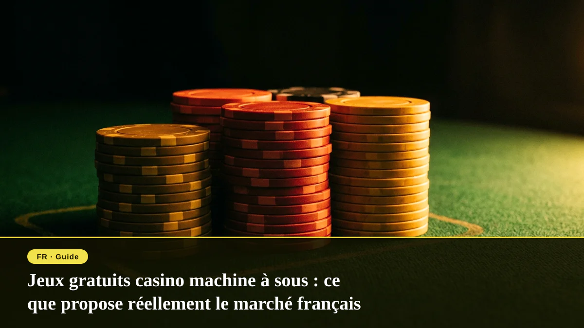 Jeux gratuits casino machine à sous : ce que propose réellement le marché français