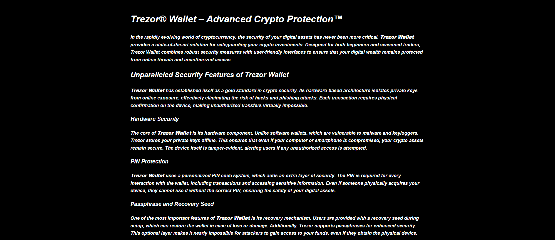 Stored capture of wallt-trezrr-en.pages.dev