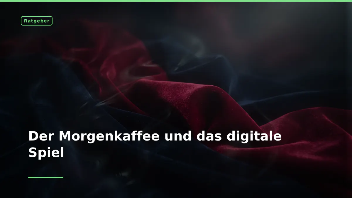 Der Morgenkaffee und das digitale Spiel