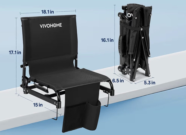 Folds Up for Easy Portability