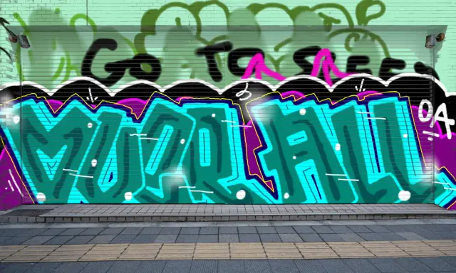 Graffiti artwork by LPBER