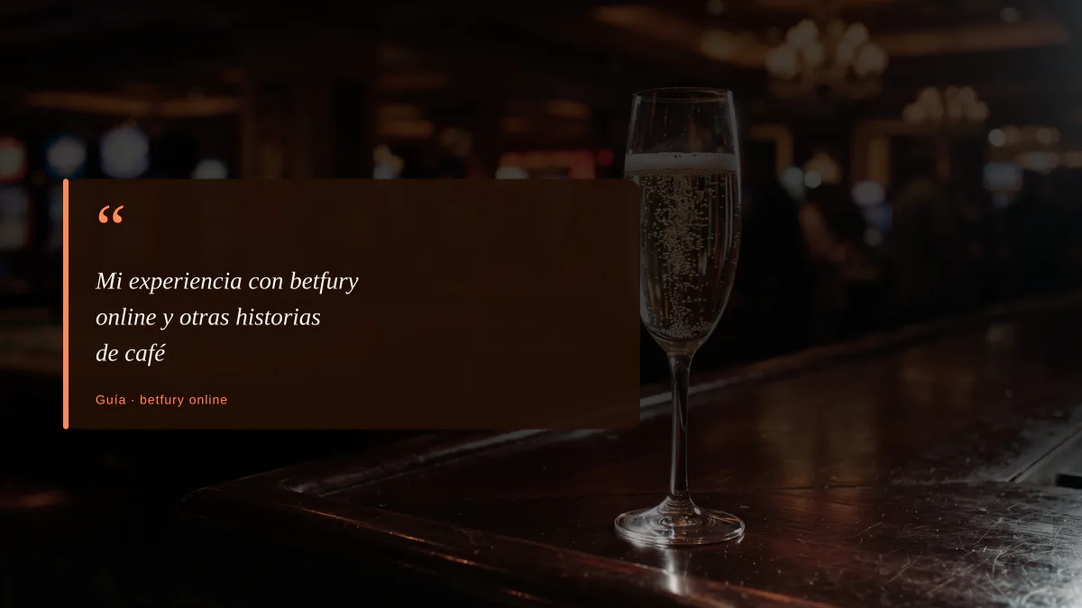 Mi experiencia con betfury online y otras historias de café