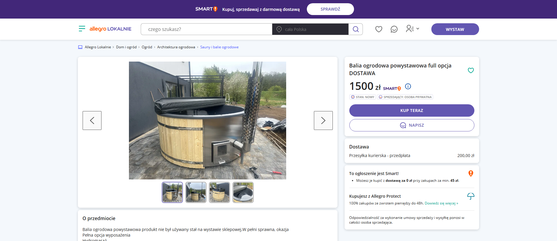 Stored capture of allegrolokalnie.lokalne-ogloszenie126382738.sbs