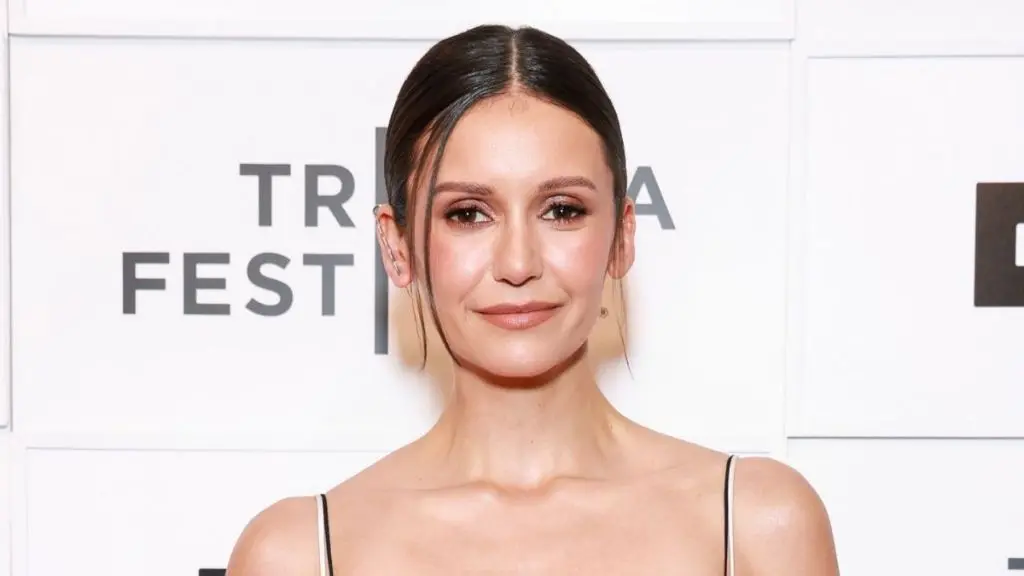 Nina Dobrev's Lingerie-Inspired Dress Steals the Show