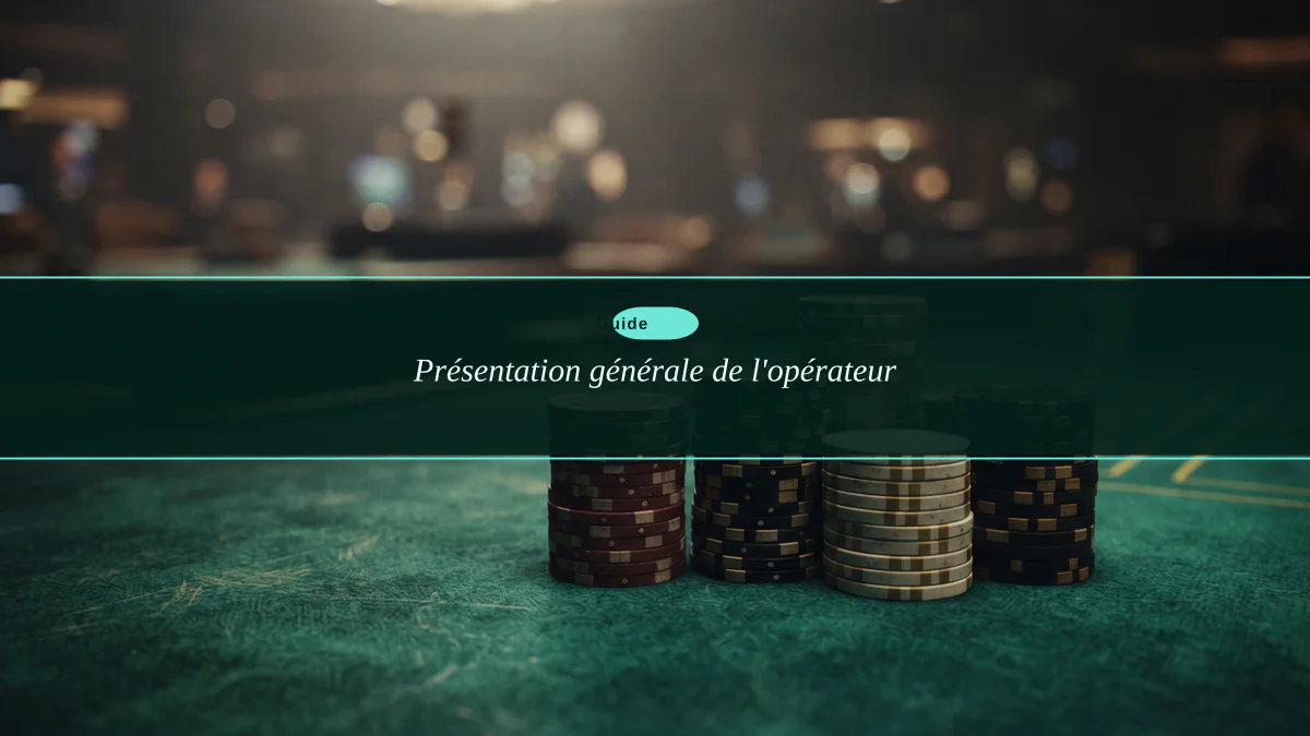 Présentation générale de l'opérateur