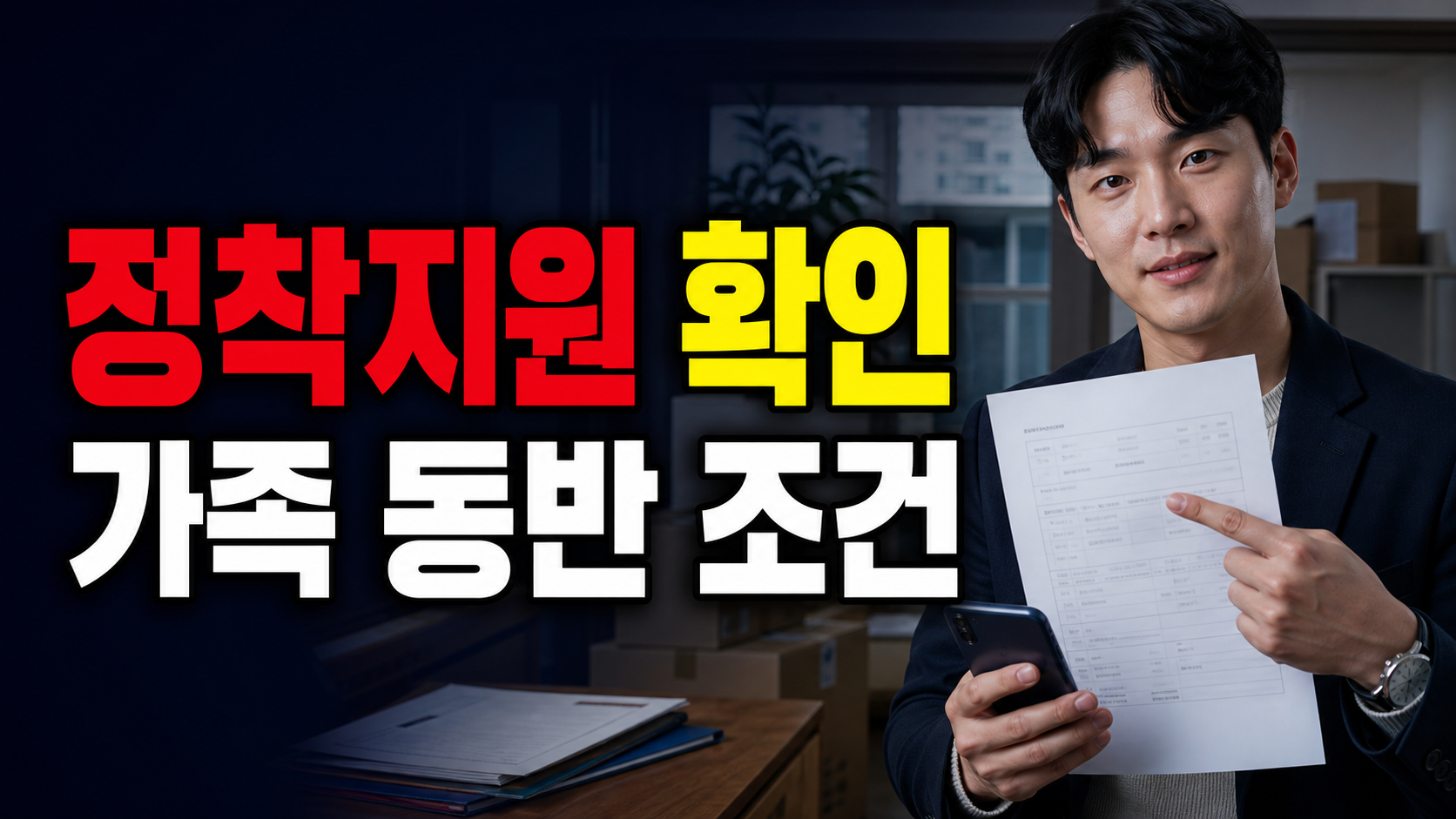 월 20만원만 보는 예산형 청년 전입근로자 정착지원, 가족 동반이면 얼마까지 받을까? 관련 핵심 정보를 상징적으로 보여주는 썸네일 이미지