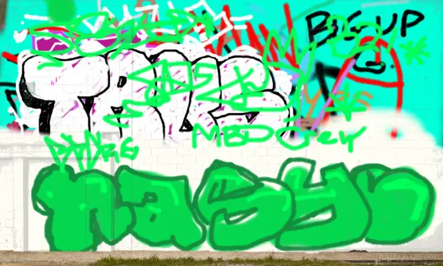 Graffiti artwork by NASHE