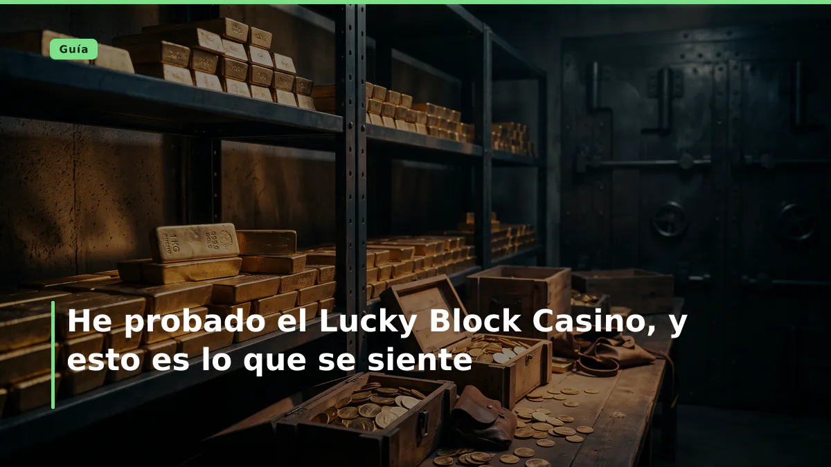 He probado el Lucky Block Casino, y esto es lo que se siente