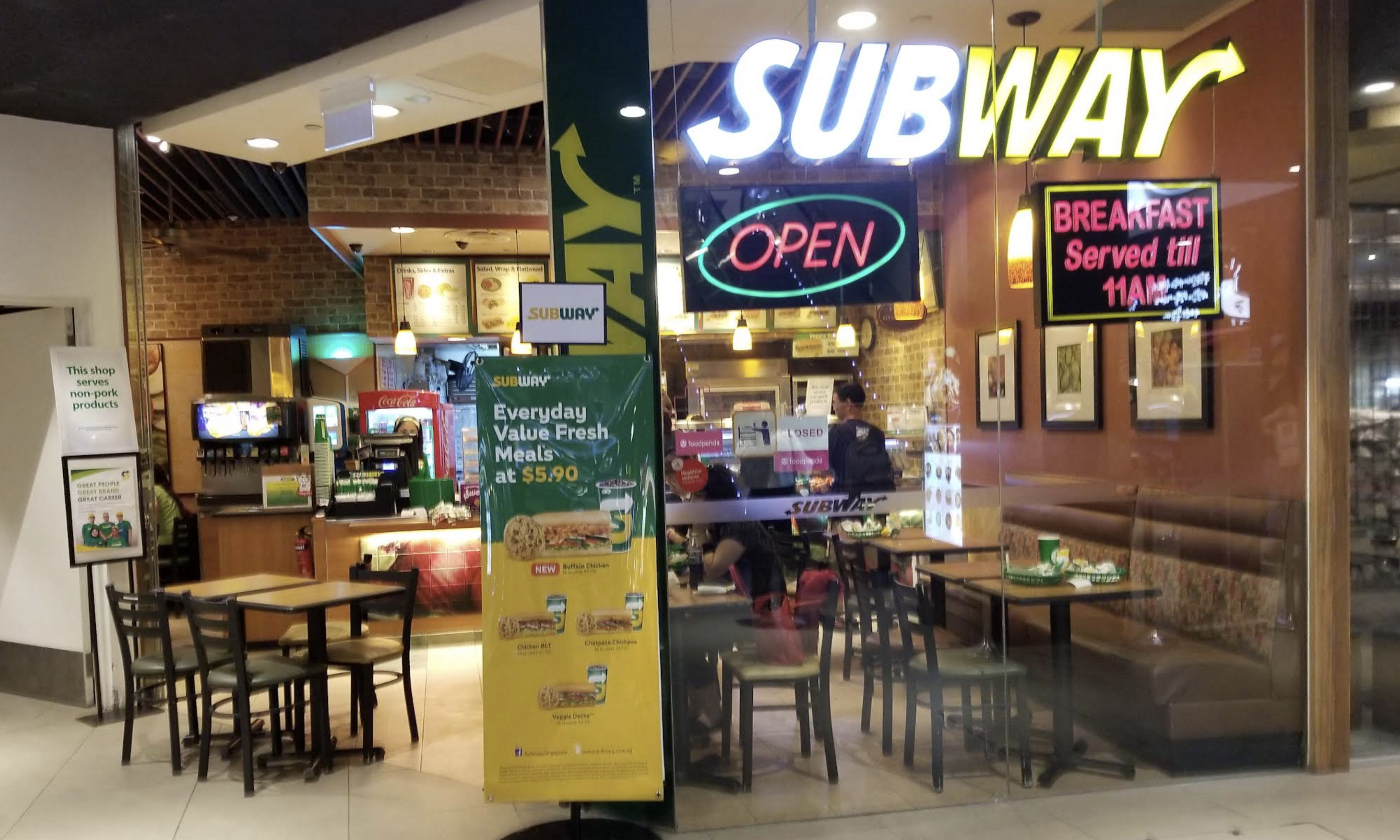 Waffle fries and snack deals at Subway