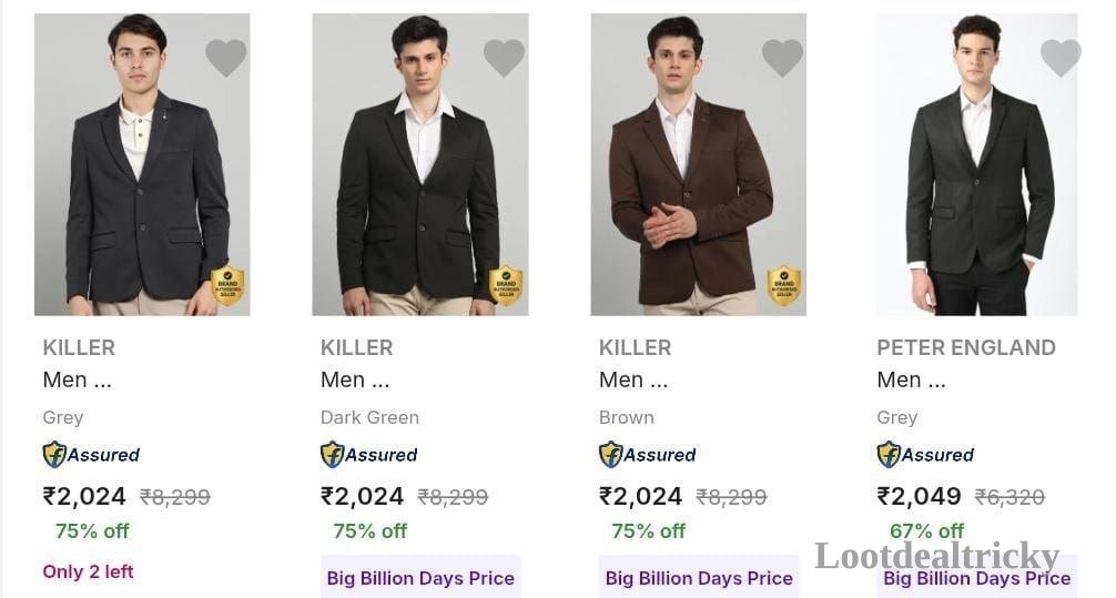 Top Branded Blazers – Just 75% OFF | Loot Lo