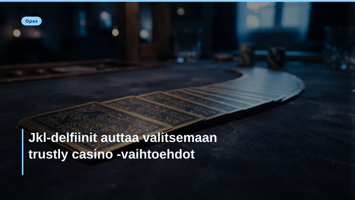 Jkl-delfiinit auttaa valitsemaan trustly casino -vaihtoehdot