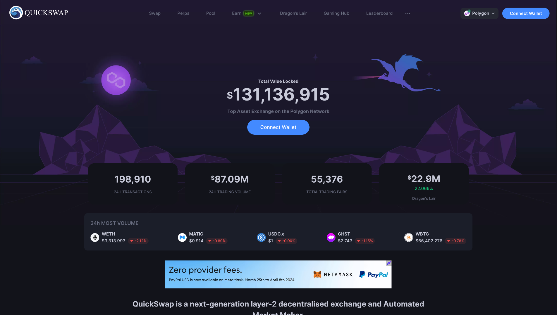 Stored capture of quiqswap.github.io