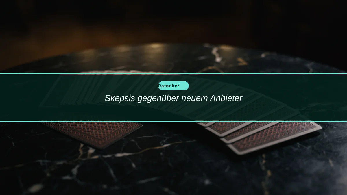 Skepsis gegenüber neuem Anbieter