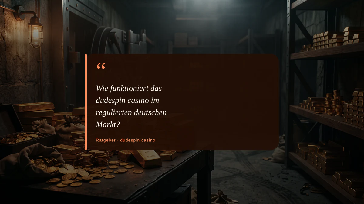 Wie funktioniert das dudespin casino im regulierten deutschen Markt?