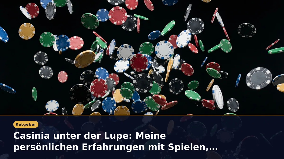 Casinia unter der Lupe: Meine persönlichen Erfahrungen mit Spielen, Support und deutscher UX
