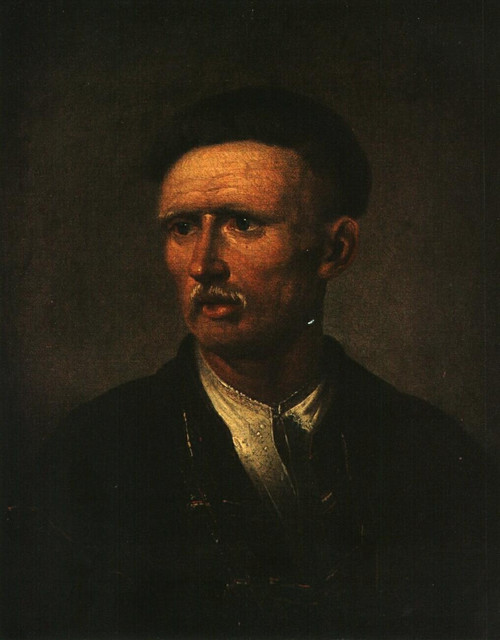 Портрет пожилого украинского крестьянина Повторение портрета 1820