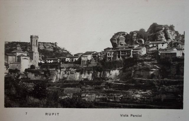 POSTAL de Rupit. Anys 50.Autor desconegut