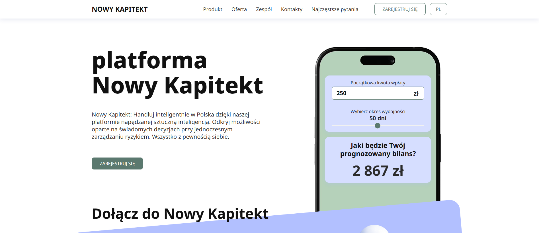 Stored capture of nowy-kapitekt.com