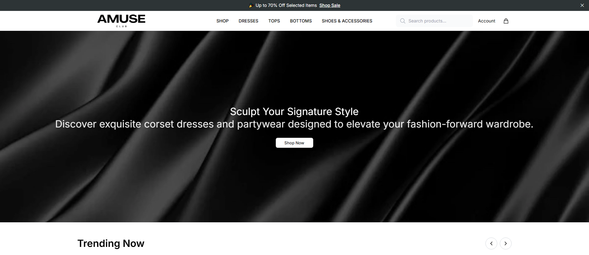 Stored capture of amuseclubstyle.shop