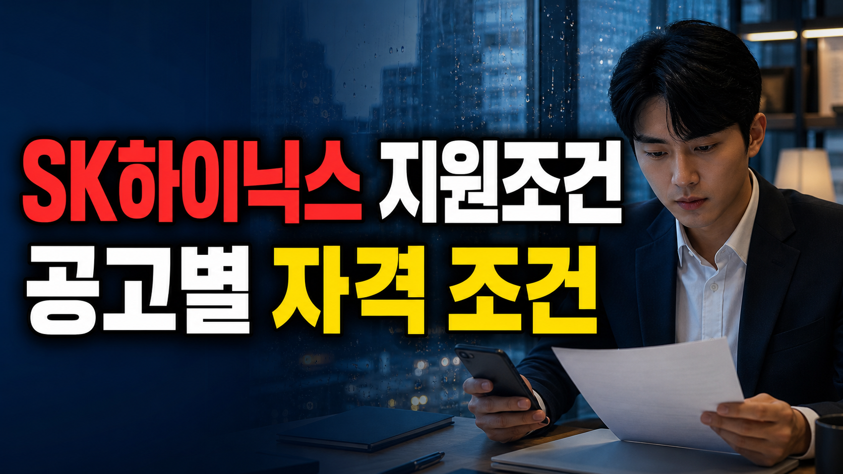 지원 전 확인할 SK하이닉스 채용 공고별 자격, 학력 말고 남은 조건은 · 실시간 날씨 기준 관련 핵심 정보를 상징적으로 보여주는 썸네일 이미지