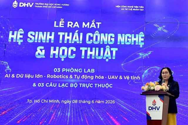 Lễ ra mắt Hệ sinh th&aacute;i C&ocirc;ng nghệ v&agrave; Học thuật DHV