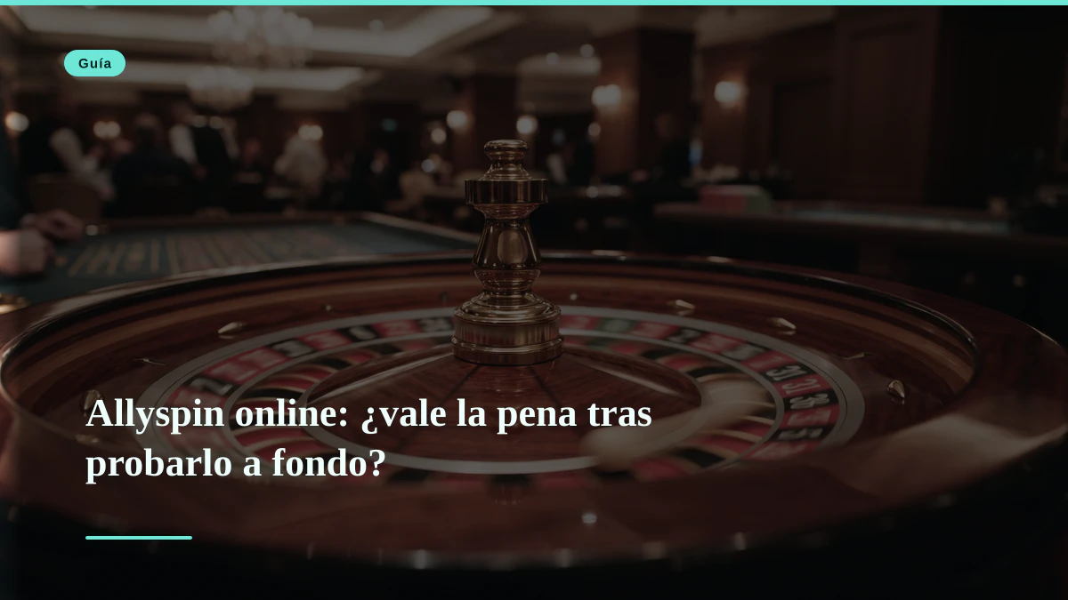 Allyspin online: ¿vale la pena tras probarlo a fondo?